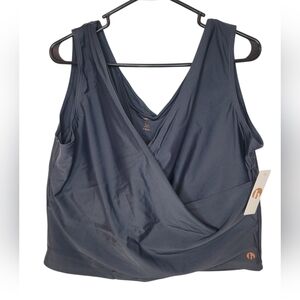 Honey Mark Basil Wrap Top NWT 2XL